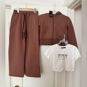 Nwt 3 pcs Brows Kids 9Y size 134